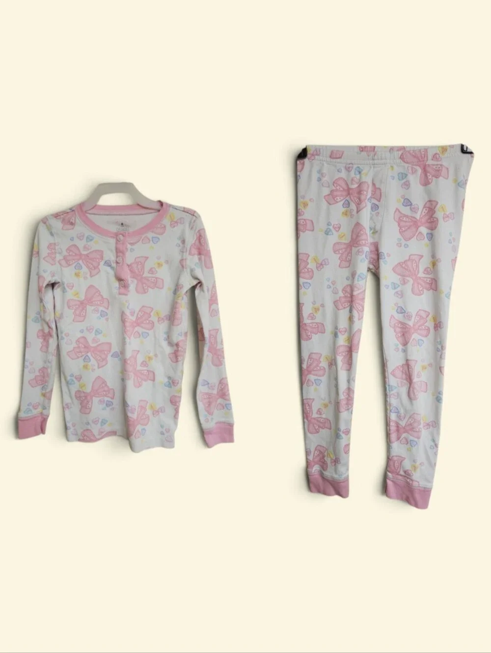LoveShackFancy X Roller Rabbit Bow Girly Limited Edition Pima Cotton Pajama Set